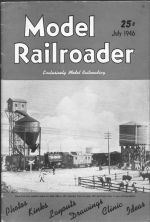 Model Railroader magazine cover July 1946