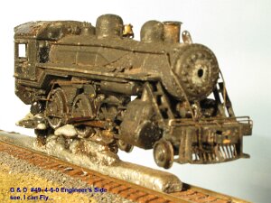 4-6-0 #49, Varney Casey Jones with a United UP 2-8-0 tender