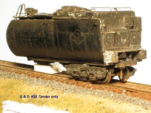 4-6-2 #50 tender only, Varney Economy Pacific