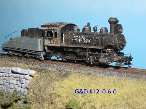 0-6-0 #12, a Roundhouse kit