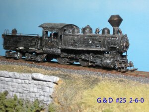 2-6-0 #25, a highly modified Roundhouse 0-6-0 kit
