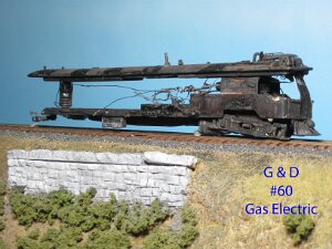 Gas-Electric #60, scratch-built